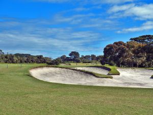 Royal Melbourne (West) 2nd Fairway Bunker